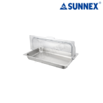 SUNNEX 方形1/1 PC翻蓋連不銹鋼盆 - 富達廚具 X88117