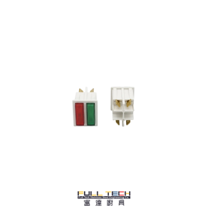 商用紅綠指示燈 (Signal Lamp)。專為商用焗爐、炸爐及保溫湯池設計，紅綠雙色一體化，清晰顯示電源及加熱保溫狀態。配備耐高溫外殼及標準快插端子，方便維修更換。提供全港廚房設備配件批發。